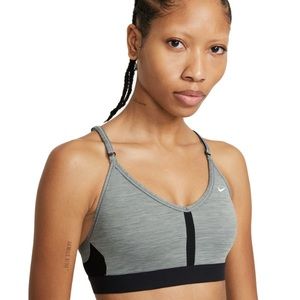 Nike Women's Indy V-Neck Sports Bra, Low Impact, Padded